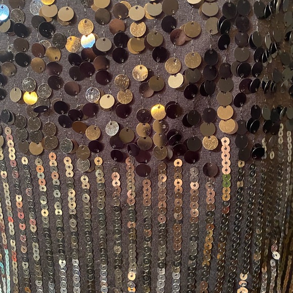 GEORGE black and silver sequin sleeveless top - Picture 9 of 16